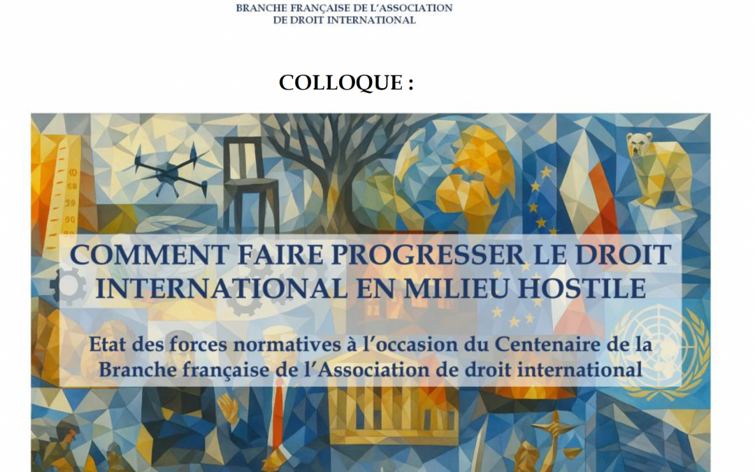 100 ans de la Branche française – COLLOQUE 4 novembre 2025